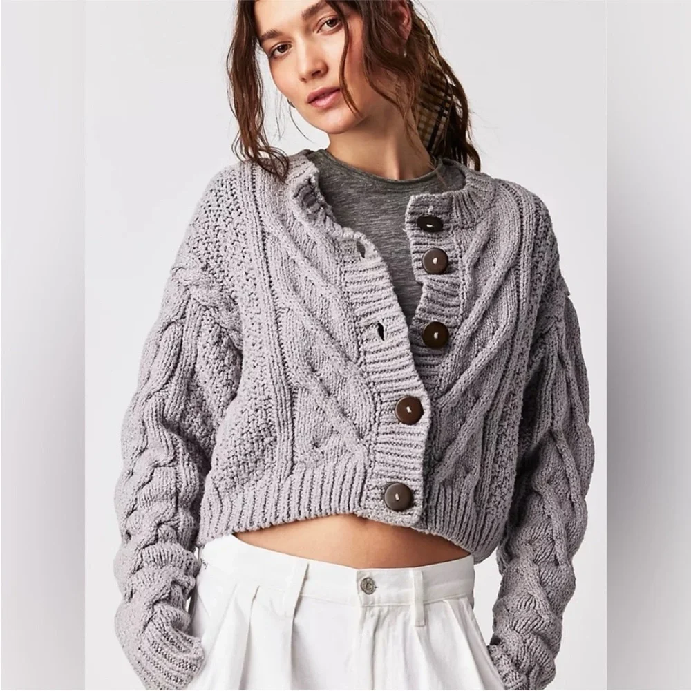 Free People Bonfire Cardi Size XL NWT - Picture 2 of 12